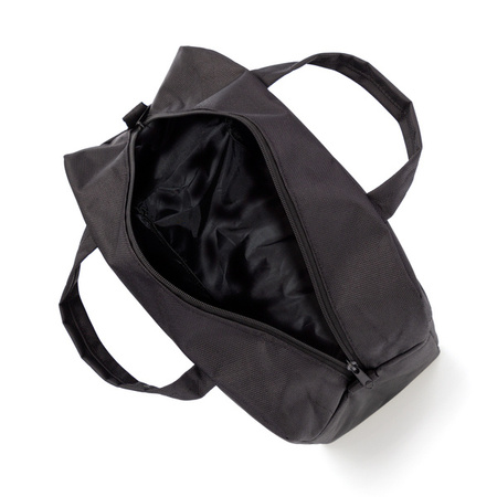 KUFEREK kosmetyczka DUŻA czarna zamki czarne, mała torba podróżna