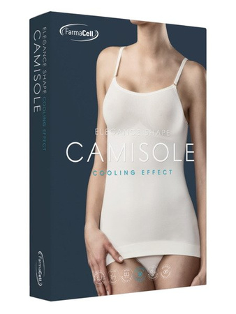 - Art. 607B Modelująca i wyszczuplająca koszulka push-up z chłodzącym włóknem BREEZE FarmaCell CZARNY L/XL