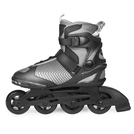 ROLKI REKREACYJNE MOCNE FITNESS ABEC-7 REVO Łyżworolki 38 BK/GR