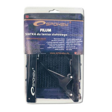 Siatka do tenisa stołowego FILUM + zestaw do tenisa stołowego 2 rakietki + 3 piłeczki JOY SET Spokey 