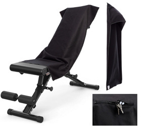 Ręcznik szybkoschnący z mikrofibry 210 g/m2 50x100 czarny Z ZAKŁADKĄ I KIESZENIĄ na ławkę, nić czarna na siłownię, basen, plażę