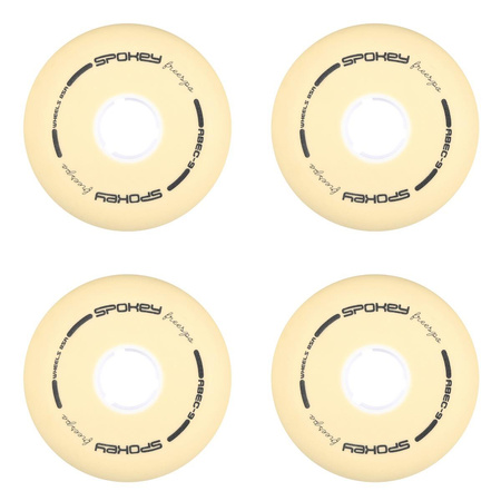 Spokey PU 76 MM - Kółka do łyżworolek FREESPO; 76 mm