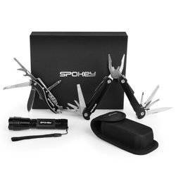 zestaw multitool 3 elementowy Spokey BOLD 929233 - scyzoryk, szczypce, latarka na prezent
