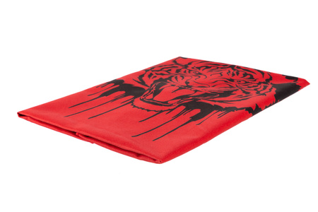 Ręcznik szybkoschnący z mikrofibry 210 g/m2 50x100 czerwony TIGER na siłownię, basen, plażę