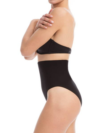 Wyszczuplające i modelujące  majtki -  figi z chłodzącym włóknem BREEZE FarmaCell BLACK XXL