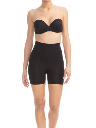 Przeciwcellulitowe Szorty Krótkie  z efektem Push-Up, FarmaCell  - Art. 302 L/XL BLACK