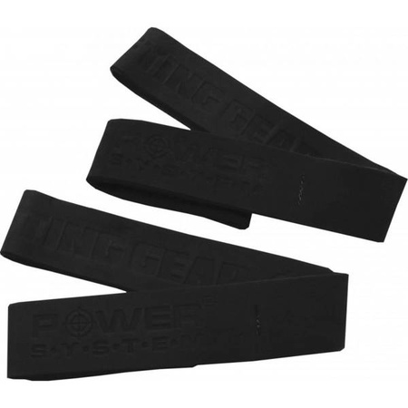 SKÓRZANE PASKI DO ĆWICZEŃ LIFTING STRAPS-BLACK POWER-SYSTEM