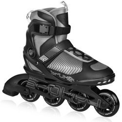ROLKI REKREACYJNE MOCNE FITNESS ABEC-7 REVO Łyżworolki 38 BK/GR