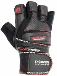 RĘKAWICZKI TRENINGOWE ULTIMATE-RED-L POWER-SYSTEM