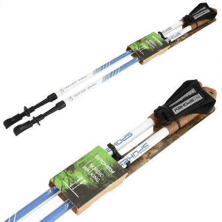 Spokey Rubble, kijki kije nordic-walking regulowane 105-135 cm