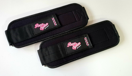 OPASKI NA KOSTKĘ DO WYCIĄGU POWER-SYSTEM ANKLE STRAPS GYM BABE-PINK