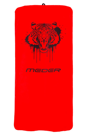 Ręcznik szybkoschnący z mikrofibry 210 g/m2 50x100 czerwony TIGER na siłownię, basen, plażę