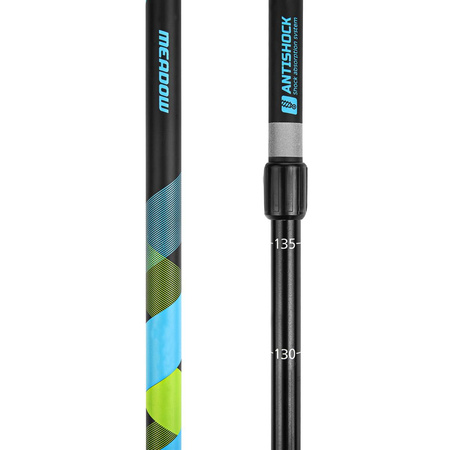 Spokey MEADOW, kijki kije Nordic Walking 105-135 cm regulowane