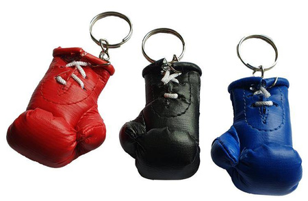 Brelok do kluczy rękawice bokserskie RING czerwony