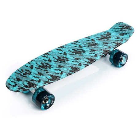 Deskorolka krótka fiszka pennyboard deska fisz  METEOR blue/black 