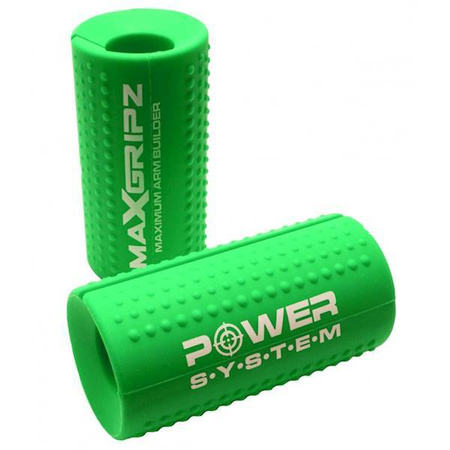 GUMOWY UCHWYT TRENINGOWY MAX GRIPZ CZERWONY M POWER-SYSTEM