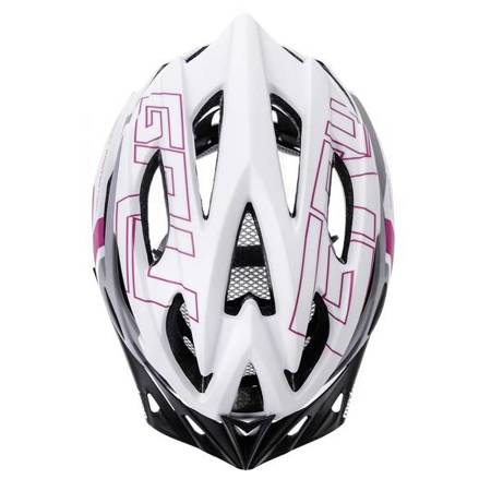 KASK ROWEROWY METEOR GRUVER white/grey/eggplant