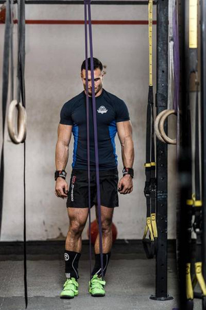 Power Band 22 - Wzmocniona Guma Treningowa DBX BUSHIDO CZARNA 12 - 30 KG