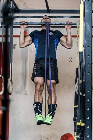Power Band 22 - Wzmocniona Guma Treningowa DBX BUSHIDO CZARNA 12 - 30 KG