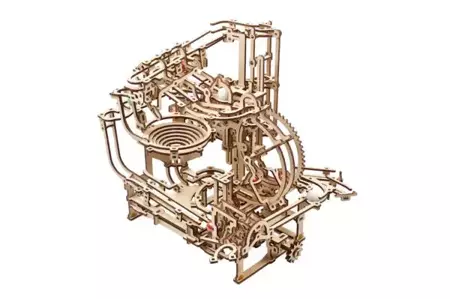 UGEARS   Marble Run Wciągnik Stopniowy Puzzle 3D Drewniane Mechaniczny PREZENT