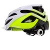 Meteor kask rowerowy na rower MARVEN white/neon green S